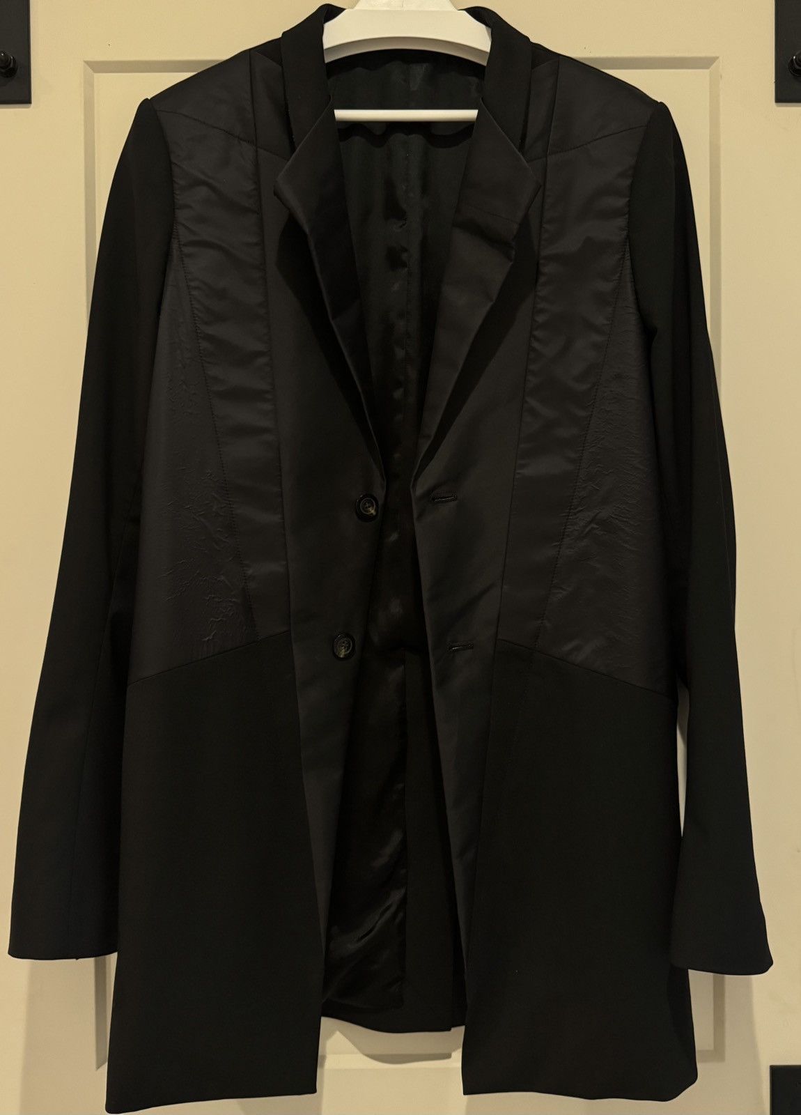 Rick Owens Rick Owens FW18 “Sisyphus” Hybrid Panel Blazer Size 40R - 2 Thumbnail