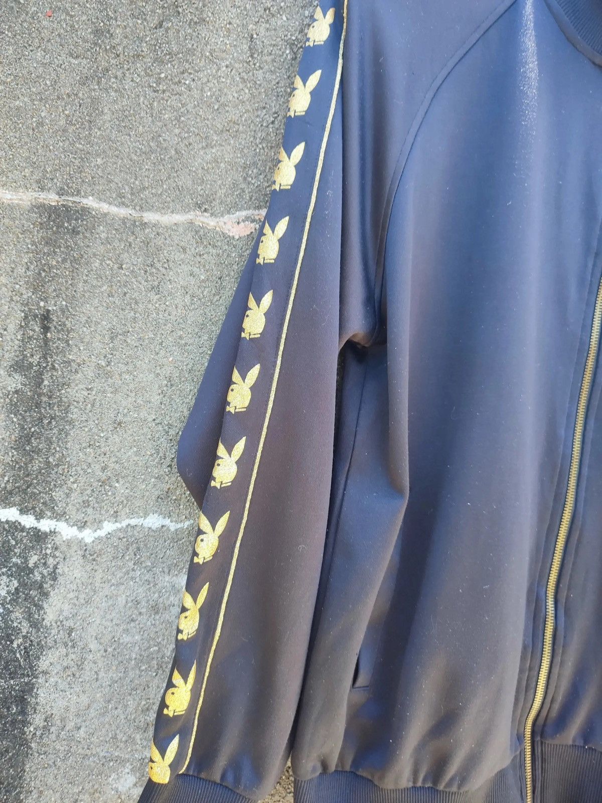 Playboy × Vintage Vintage Playboy Track Jacket Black/Gold (2000s) Size US M / EU 48-50 / 2 - 4 Thumbnail