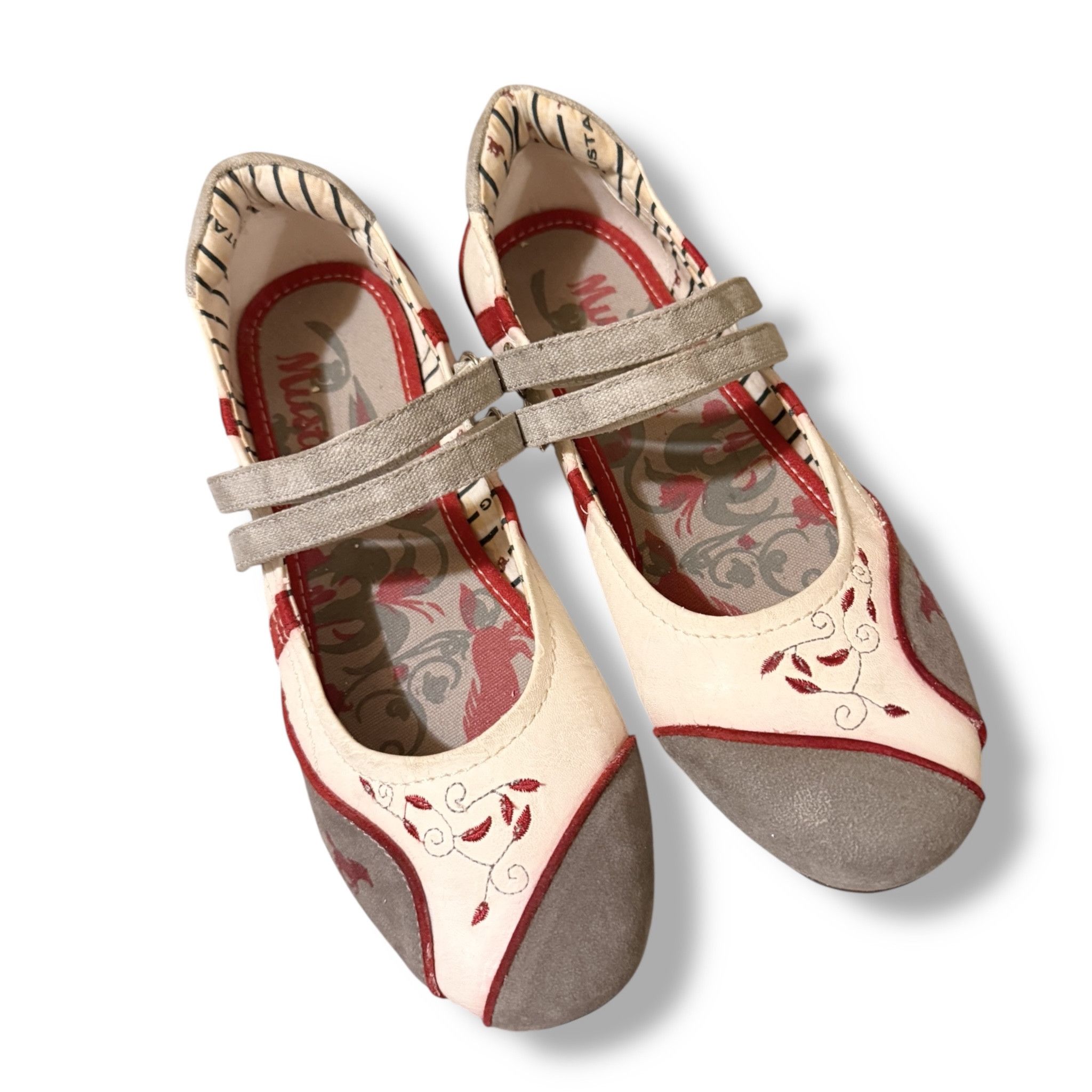 Mustang Archive Mustang Vintage Anatomical Y2K 90s Ballet Flats Size US 7.5 / IT 37.5 - 12 Thumbnail