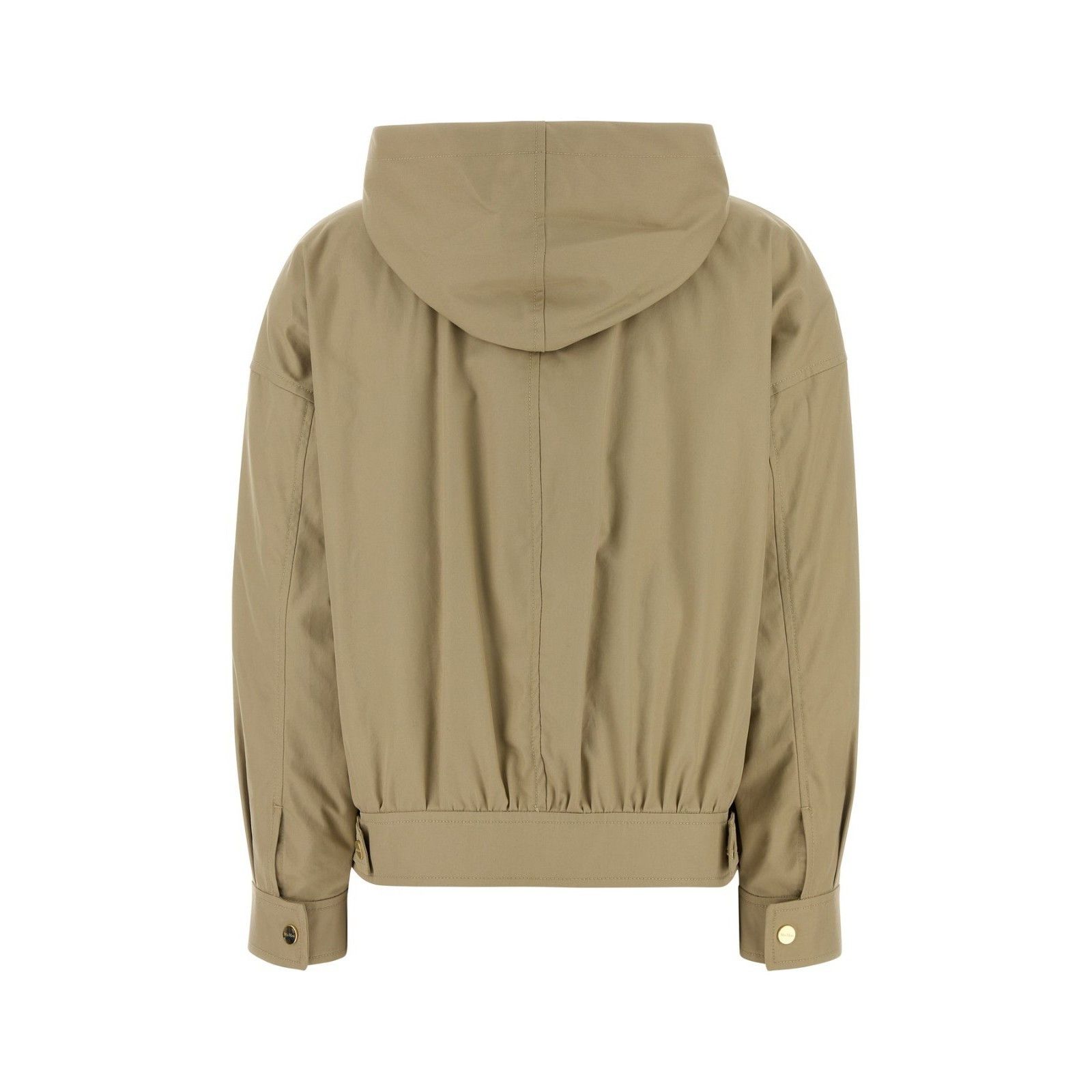Max Mara MAX MARA Risorsa Beige Cotton Jacket New & Authentic (Women' Size M / US 6-8 / IT 42-44 - 2 Thumbnail