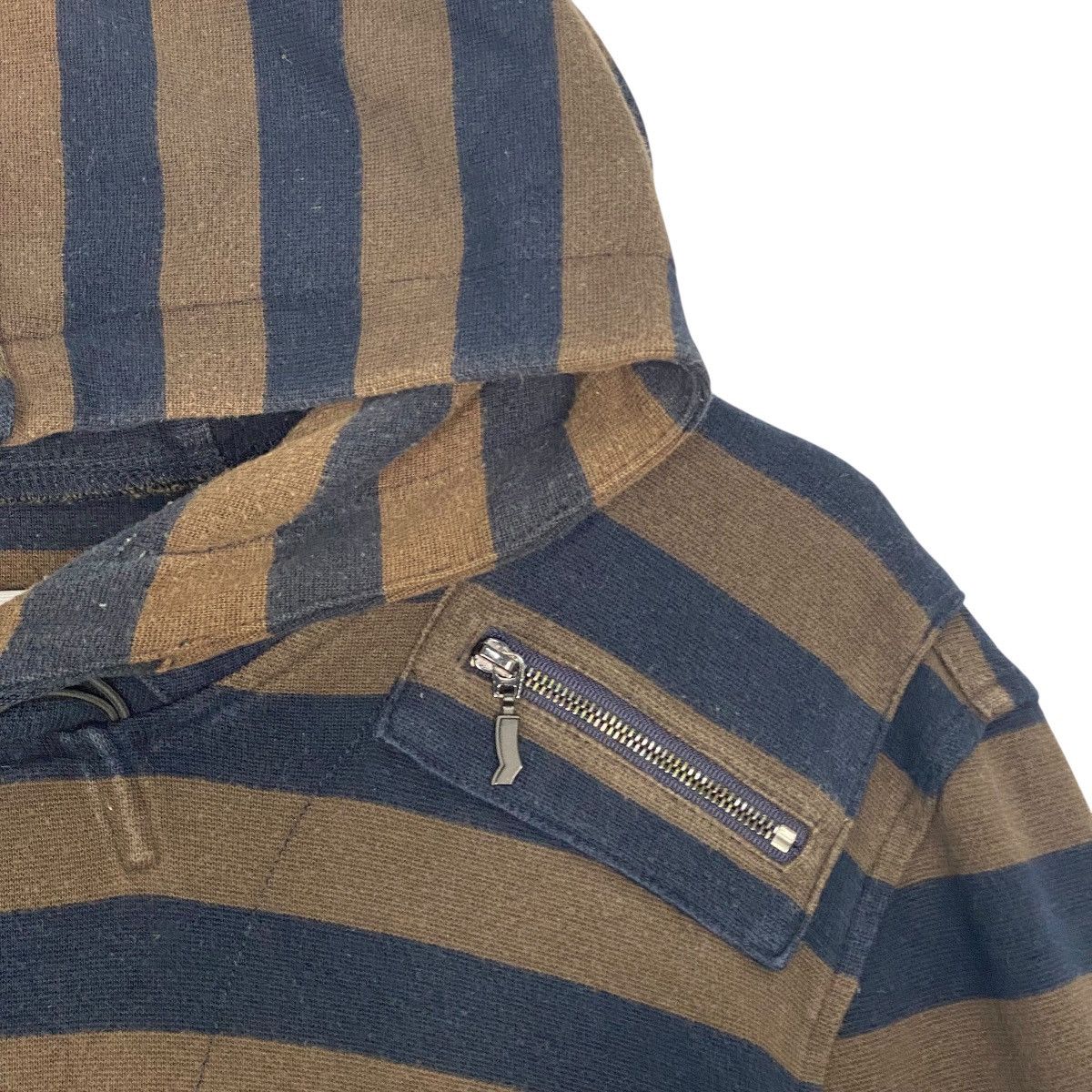 Other Vintage GAS Striped Hoodie Sweater Pullover Jumper Size L Size US L / EU 52-54 / 3 - 6 Thumbnail