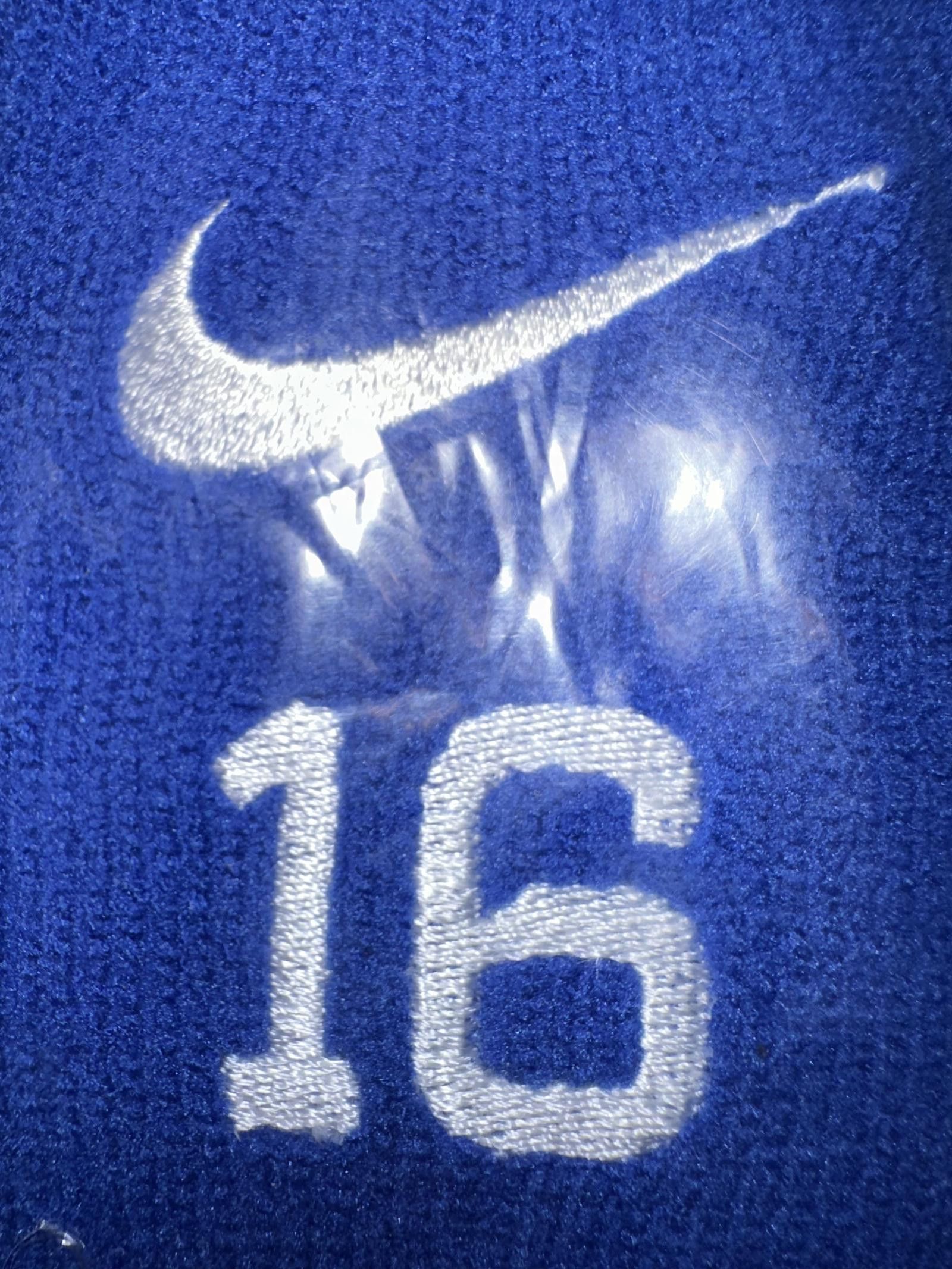 Nike Nike Premier Double Wide MLB #16 Blue Wristbands Sample 2011 Size ONE SIZE - 2 Thumbnail