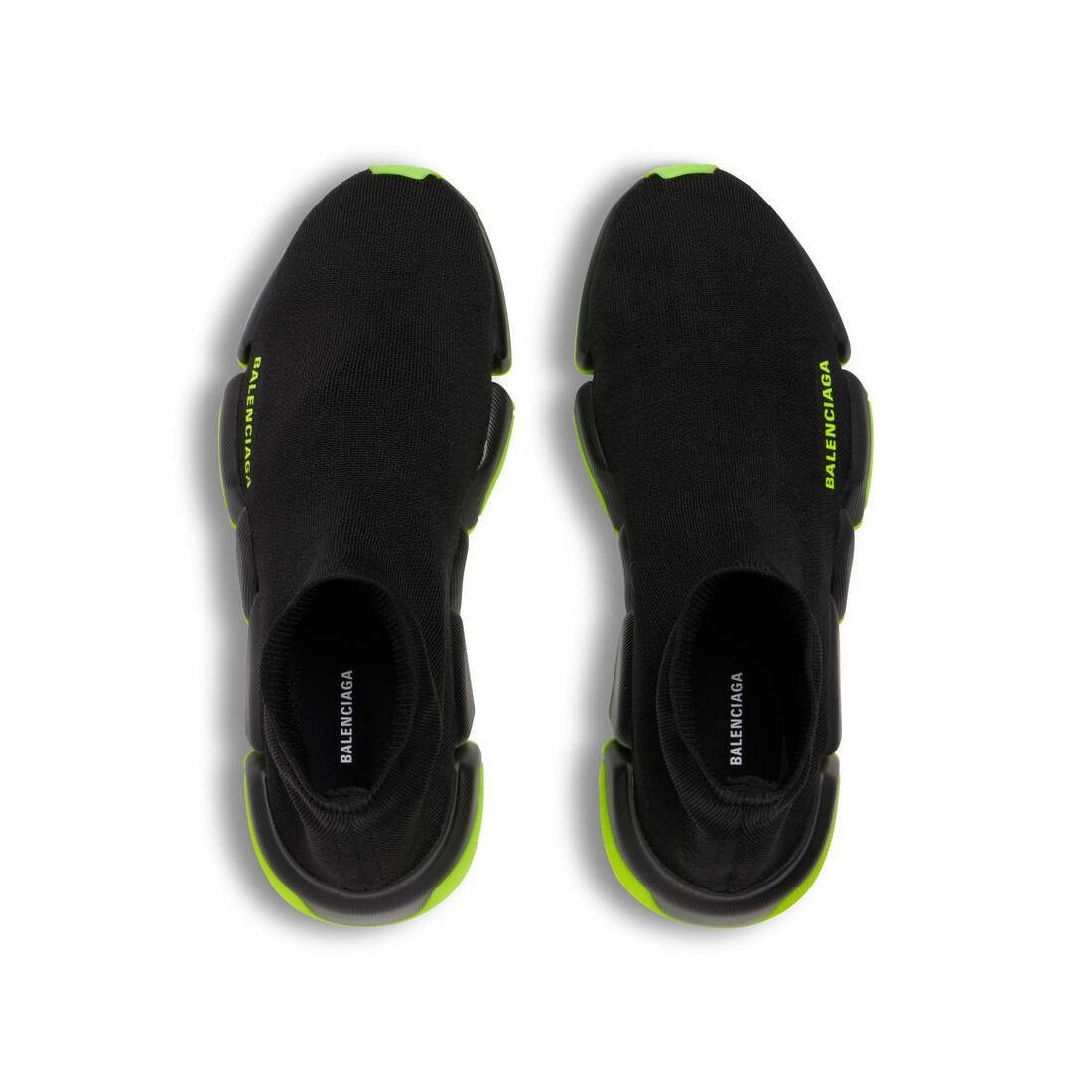 Balenciaga o1tr1nto0525 Speed 2.0 Recycled Knit Sneakers in Black Size US 8 / IT 38 - 5 Thumbnail