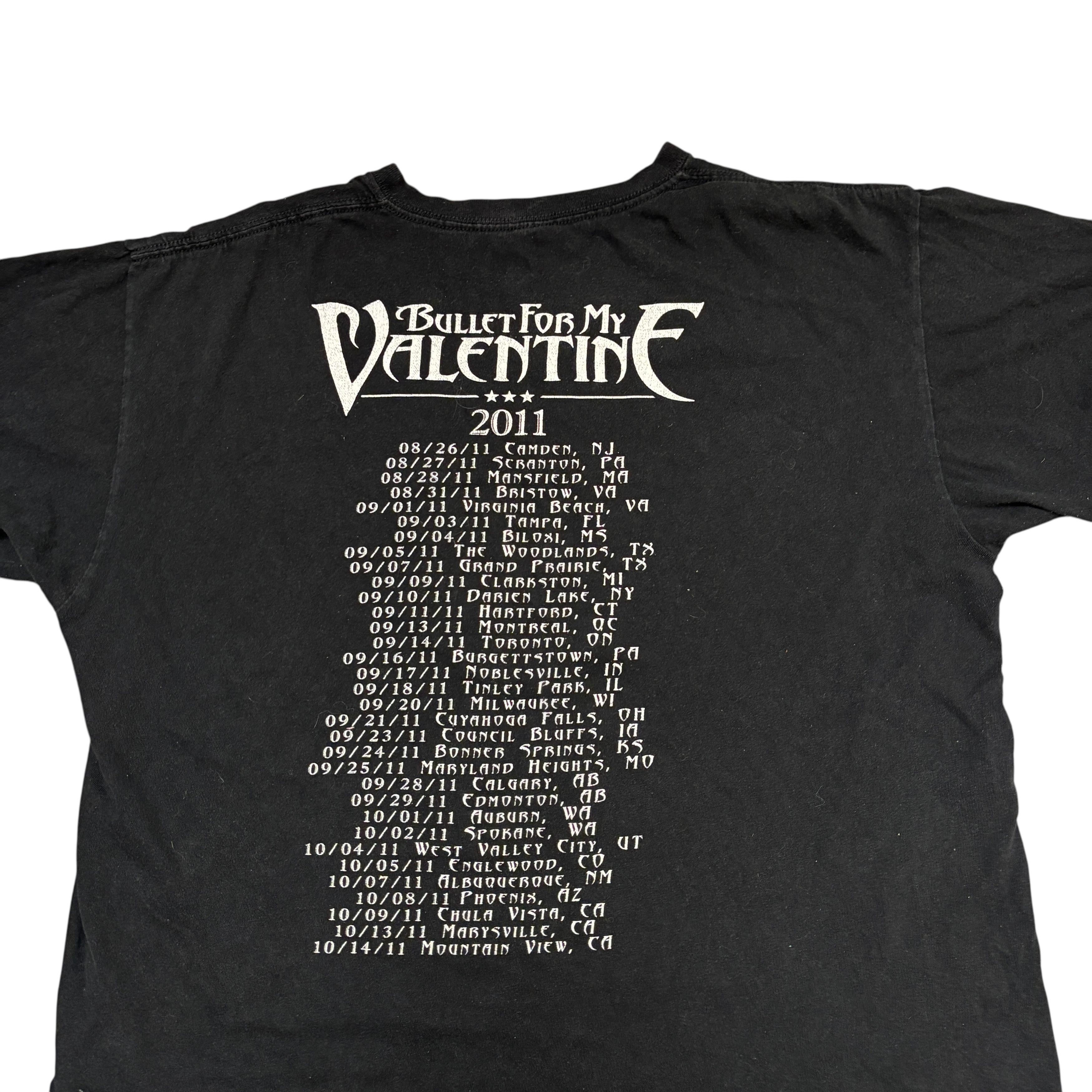 Band Tees Bullet For My Valentine Shirt Y2K Tour Metalcore Band Tee Size US XL / EU 56 / 4 - 11 Thumbnail