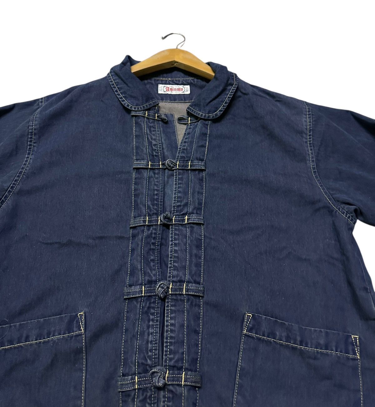 Japanese Brand Aninoto chore jacket with chinese frog buttons Size US M / EU 48-50 / 2 - 4 Thumbnail