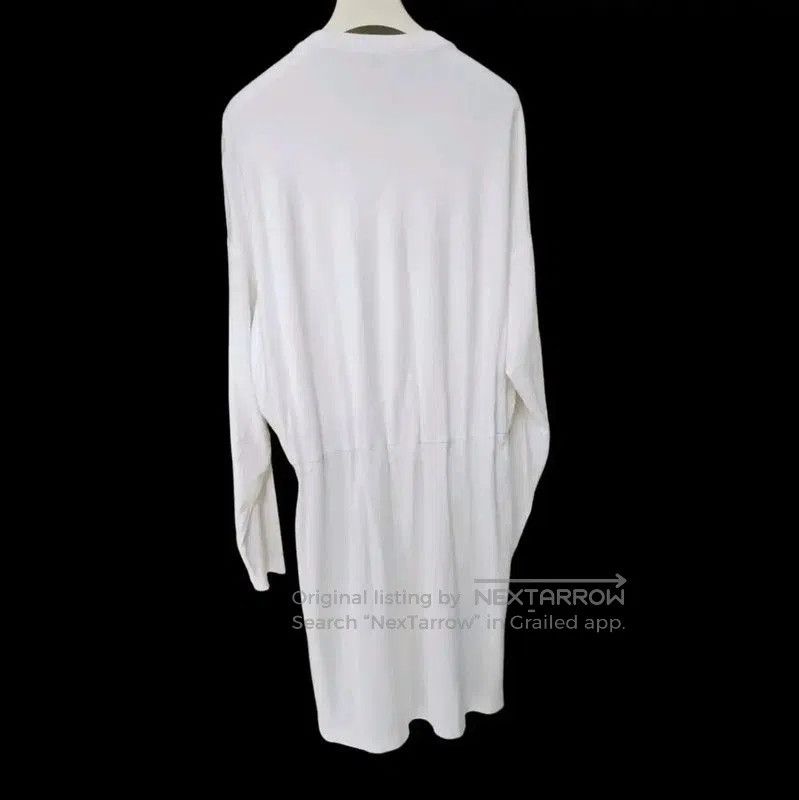 Louis Vuitton White Cotton Dress with Logo .