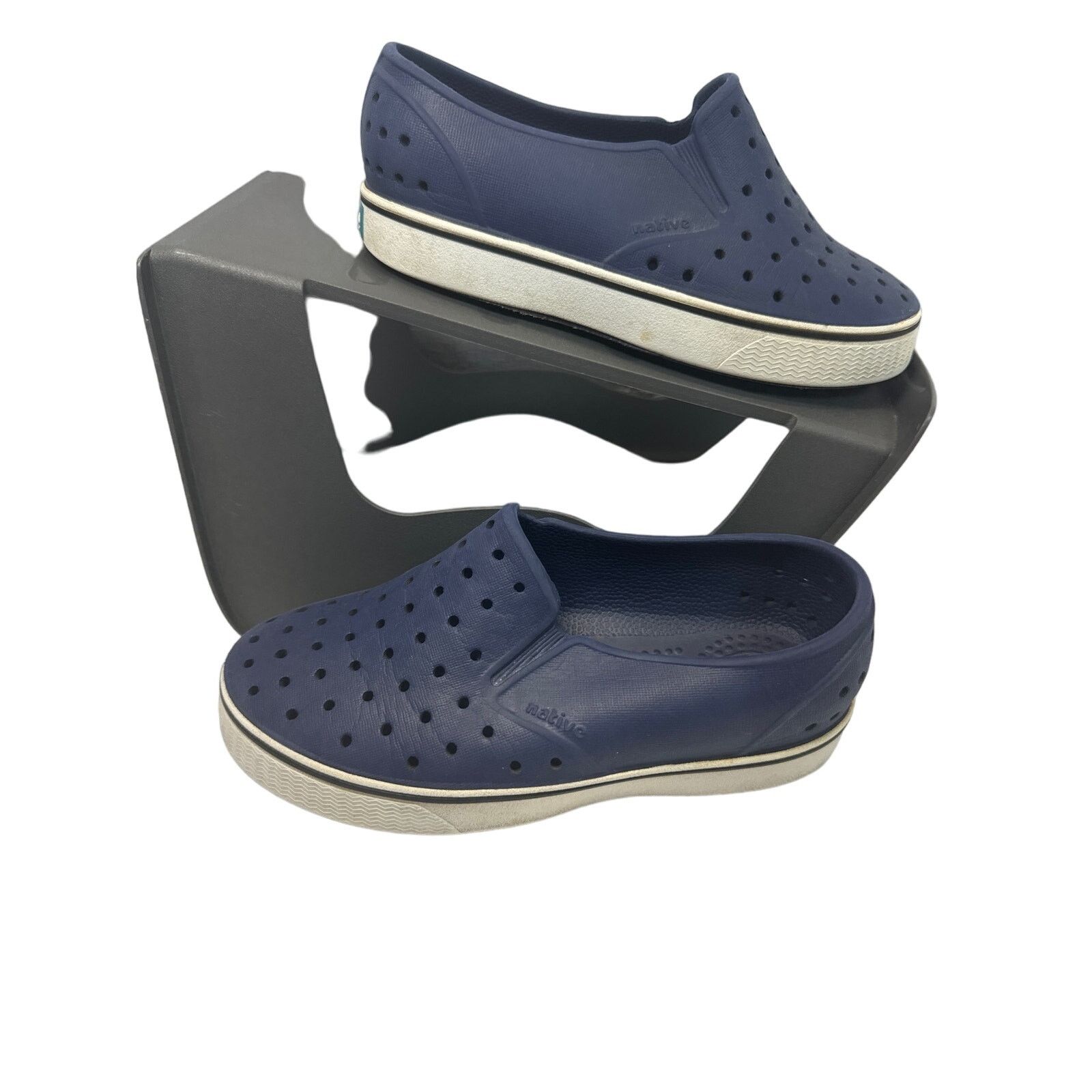 Native Native Blue Perforated Slip-On Sneakers Toddler Sz 8 Size US 8 / EU 41 - 1 Thumbnail