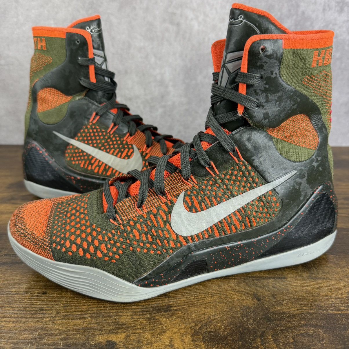 Nike Nike Kobe 9 Elite Sequoia Strategy Size 10 630847-303 Orange Size US 10 / EU 43 - 2 Thumbnail