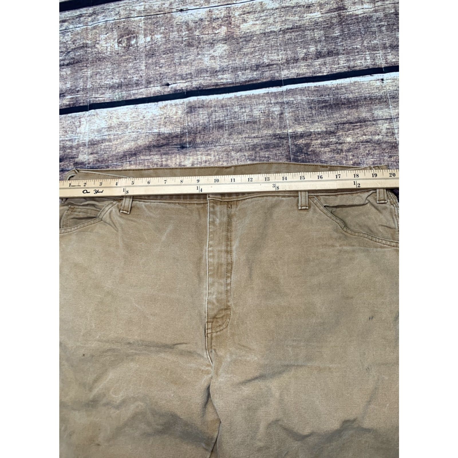 Dickies DICKIES Carpenter Pants Jeans Brown Duck Mens Size 40 x 28.5 Work Construction Pants Size US 40 / EU 56 - 7 Thumbnail