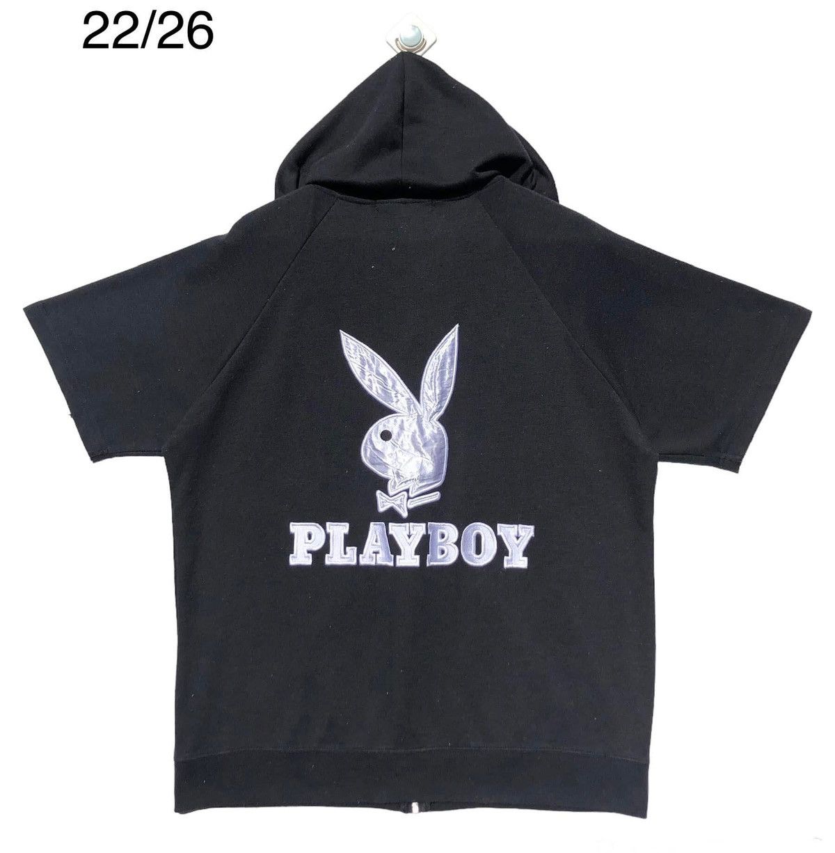 Playboy 🔥Accept Binding Offer🔥 Playboy Short Sleeve full Zip Hoodie Size US M / EU 48-50 / 2 - 1 Thumbnail