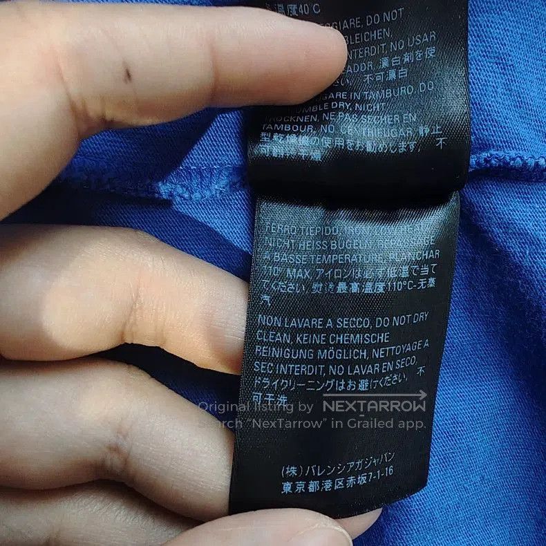 Balenciaga Balenciaga Oversized Short Sleeve T. Size US L / EU 52-54 / 3 - 8 Thumbnail