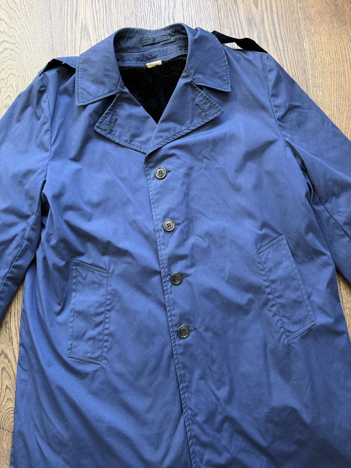 Vintage Vintage US Air Force All Weather Military Navy Trench Coat Size US L / EU 52-54 / 3 - 4 Thumbnail
