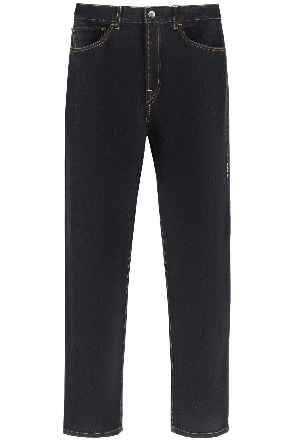 Image of Moncler Loose Fit Jeans in Nero, Men's (Size 36)