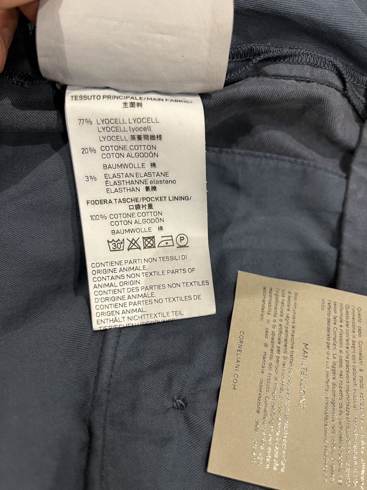 Corneliani CORNELIANI Shorts Men's Navy 52 Men's Size US 42 / EU 58 - 10 Thumbnail