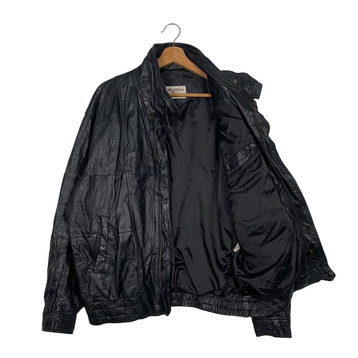 Japanese Brand Valentino Uomo Leather Jacket Size US L / EU 52-54 / 3 - 9 Thumbnail