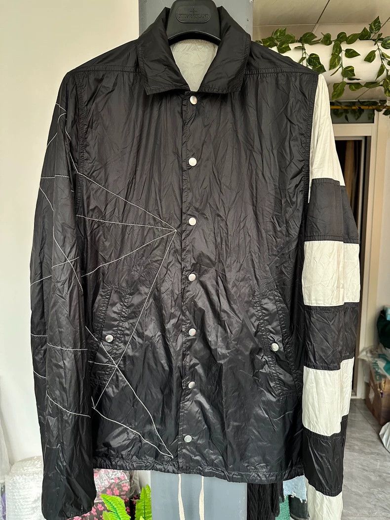 Rick Owens Rick Owens Black and White Coach Jacket Size US M / EU 48-50 / 2 - 1 Thumbnail