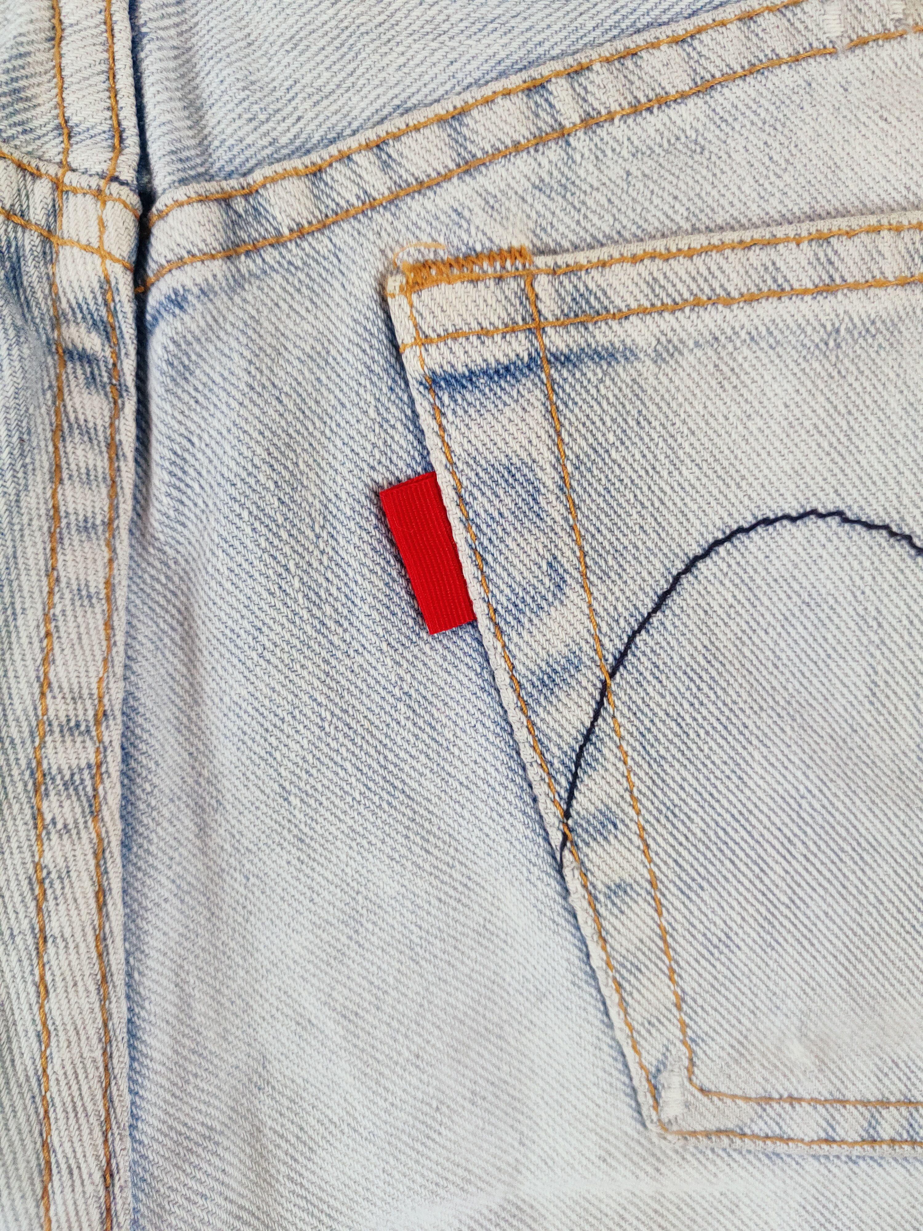 Oldblue Co. Old Blue vintage Blue Faded Distressed Ripped Jeans #W531 Size US 30 / EU 46 - 11 Thumbnail