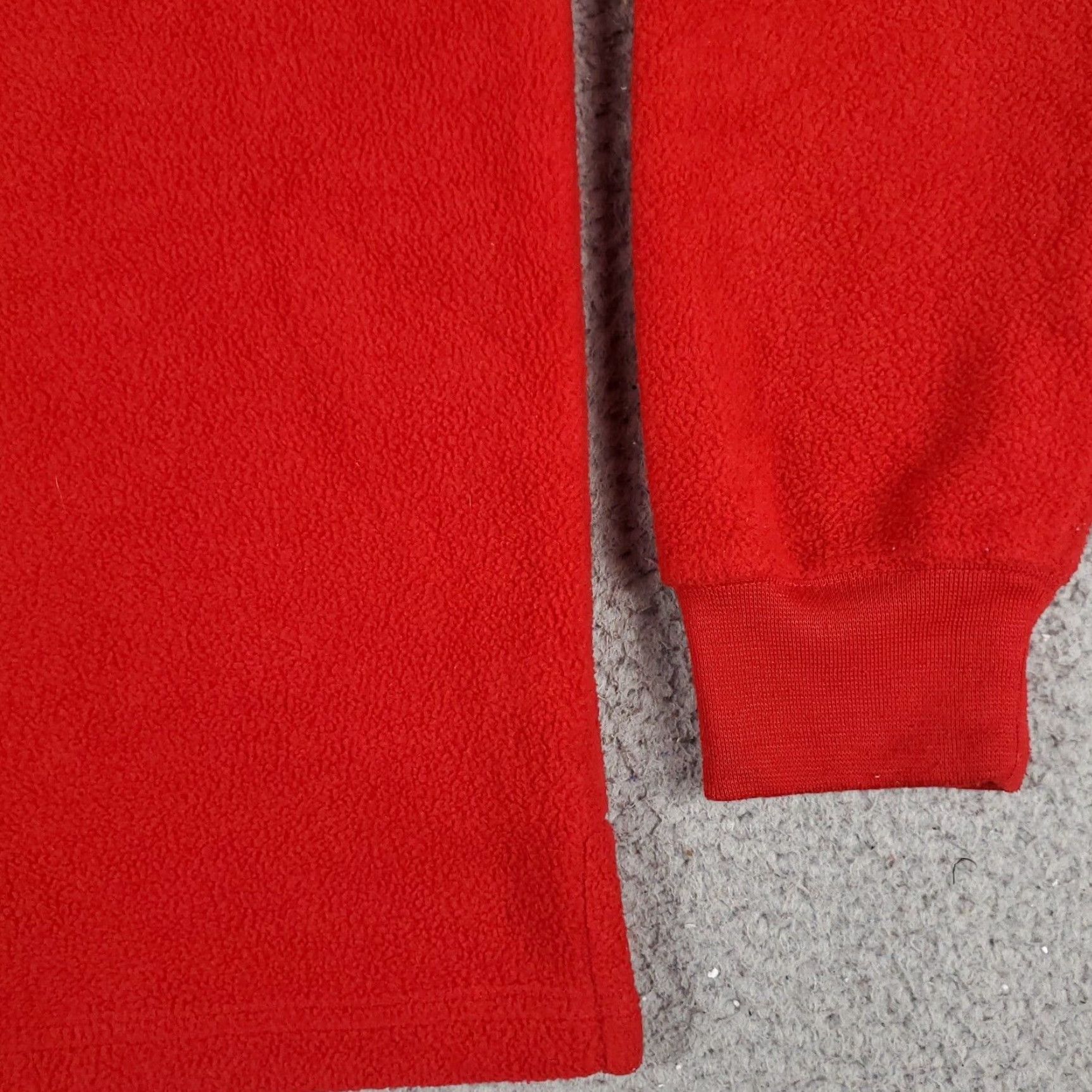 Polo Ralph Lauren Polo Ralph Lauren Sweater Mens Medium Red Fleece 1/4 Zip Up Pullover Sweatshirt Size US M / EU 48-50 / 2 - 5 Thumbnail