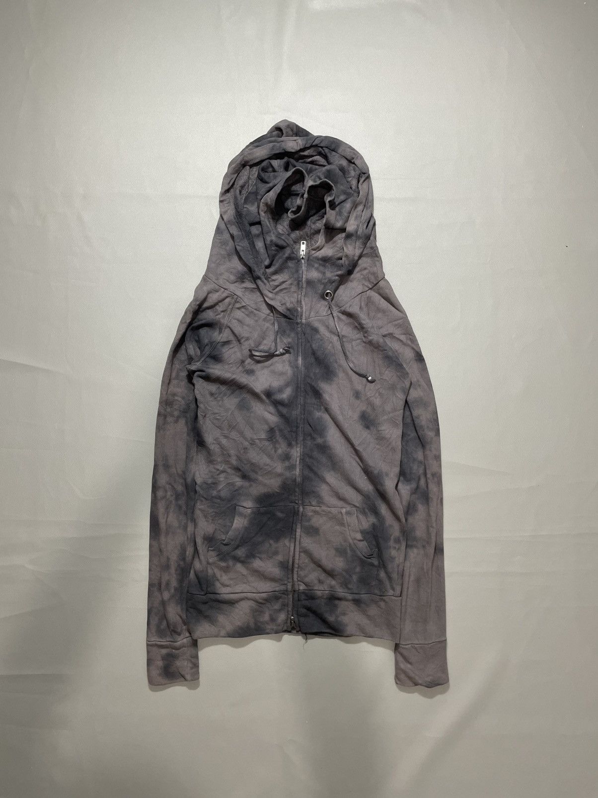 Gladnews double bono zip up hoodie abstract pattern