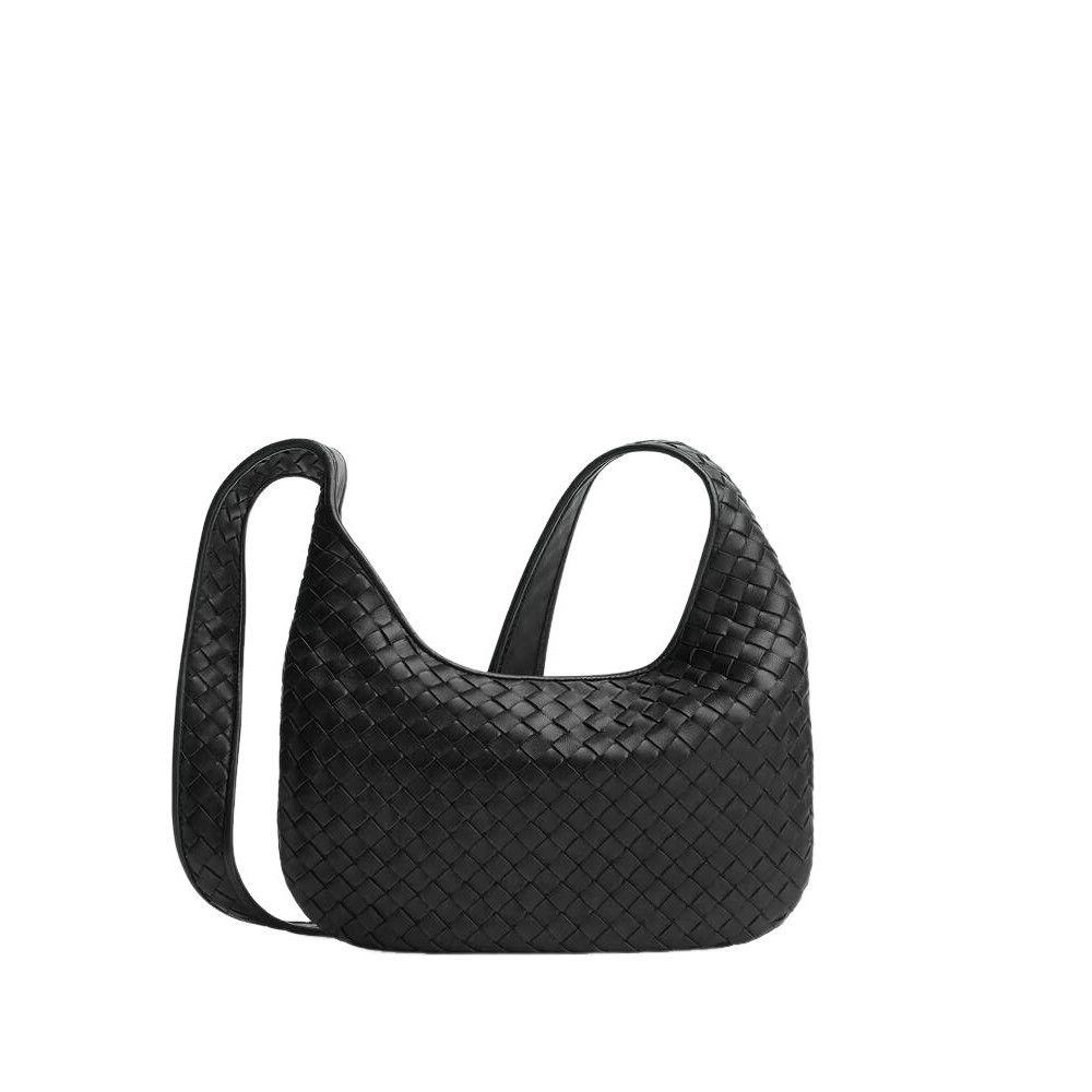 BOTTEGA VENETA Veneto Small $3100 Black Leather Crossbody Ba
