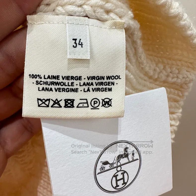 Hermes Hermes Mar76 Stripe Logo Decorated Scoop Neck Sweater Size XXS / US 00 / IT 34 - 4 Thumbnail