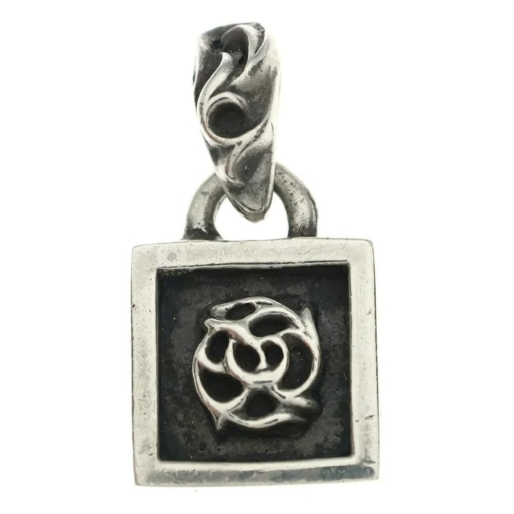 Chrome Hearts 🔥CHROME HEARTS FRAMED FLORAL PENDANT silver Size ONE SIZE - 1 Thumbnail