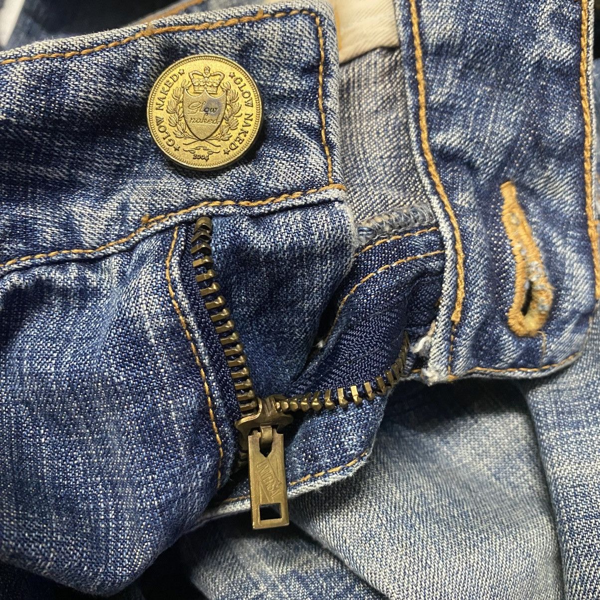 Vintage GLOW NAKED Studded Embellish Denim Skinny Jeans Size US 30 / EU 46 - 18 Thumbnail
