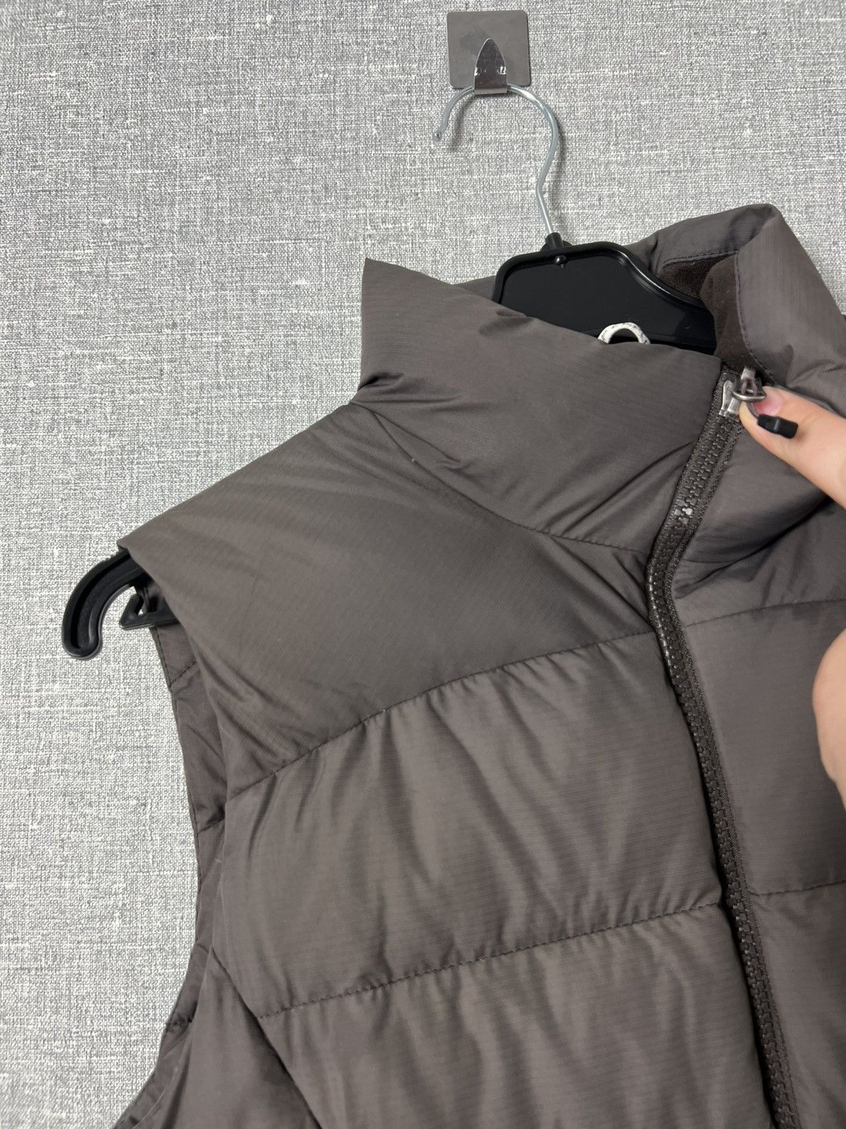 The North Face The North Face Brown Vest Puffer Down Jacket TNF Nuptse 700 Size S / US 4 / IT 40 - 5 Thumbnail