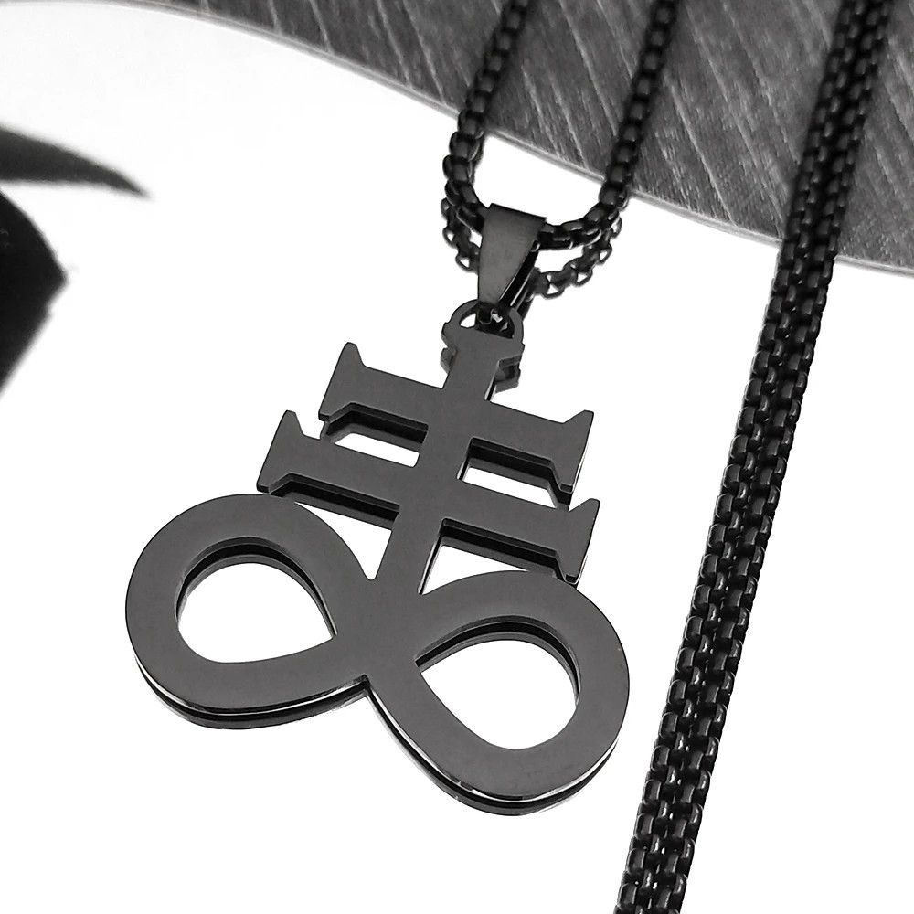 Jewelry Satan Cross Pendant Charms Necklace Emblem Talisman Size ONE SIZE - 1 Thumbnail