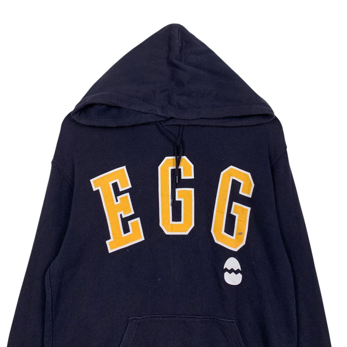 Japanese Brand EGG Big Logo Pullover Hoodies Sweatshirt #1612-C72 Size US M / EU 48-50 / 2 - 2 Thumbnail