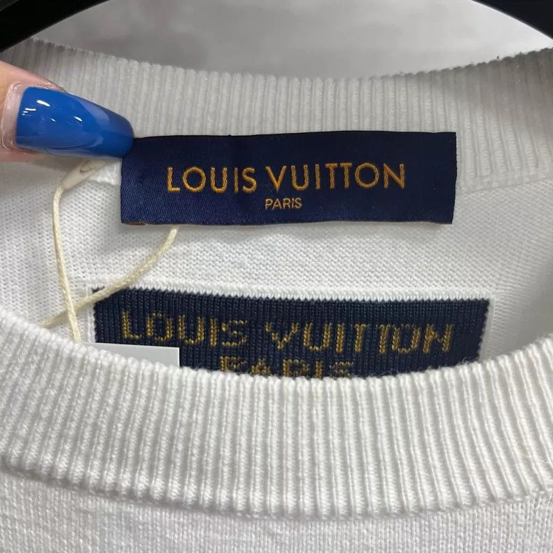 Other Louis Vuitton White 3D Letter Short Sleeve T-shirt Size US M / EU 48-50 / 2 - 4 Thumbnail