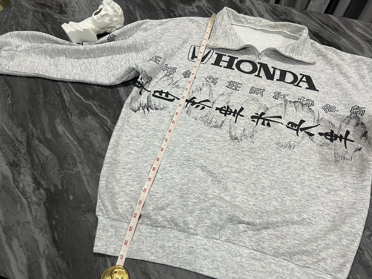 Honda Honda : Half Zipper Japan Font Pattern Size US L / EU 52-54 / 3 - 6 Thumbnail