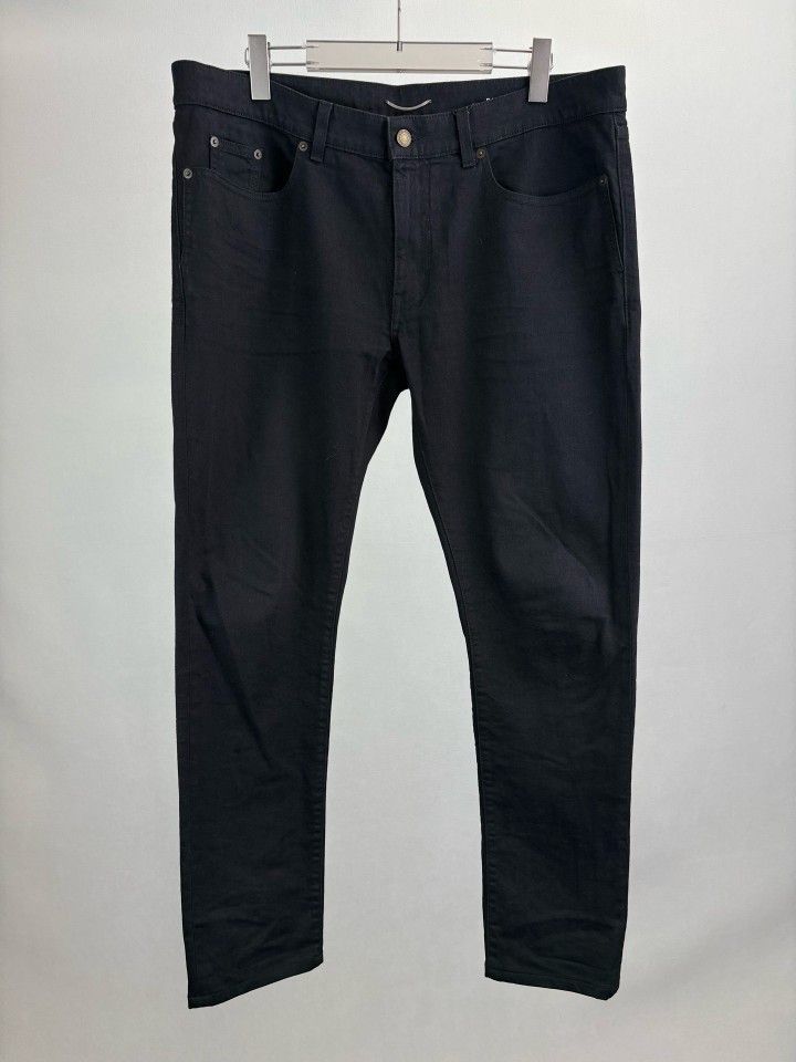 Saint Laurent Paris Saint Laurent Black Denim Jeans Size 36 Size US 36 / EU 52 - 1 Thumbnail