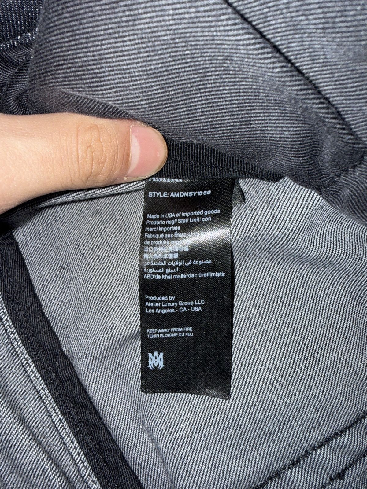 Amiri Amiri jean rain grey mx1 Size US 34 / EU 50 - 4 Thumbnail