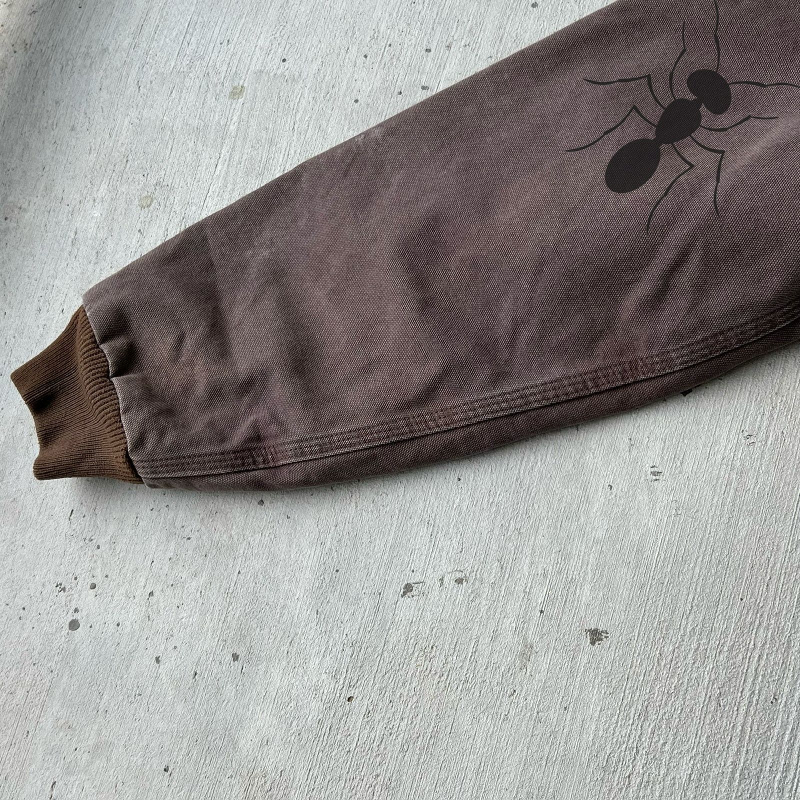 Carhartt × Vintage Carhartt J318 DKB faded brown hooded work wear jacket Size US M / EU 48-50 / 2 - 9 Thumbnail