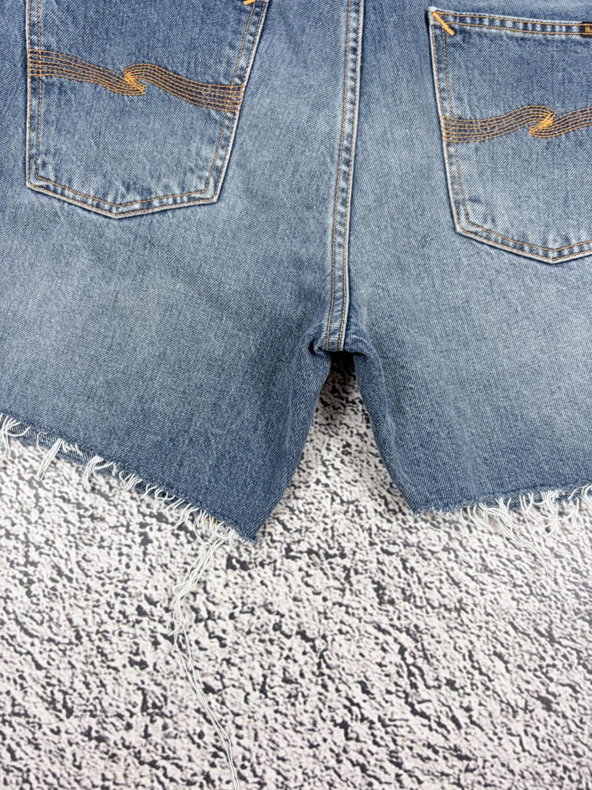 Nudie Jeans Nudie Jeans Co Custom Cut Off Denim Shorts Jorts W33 Size US 33 - 9 Thumbnail