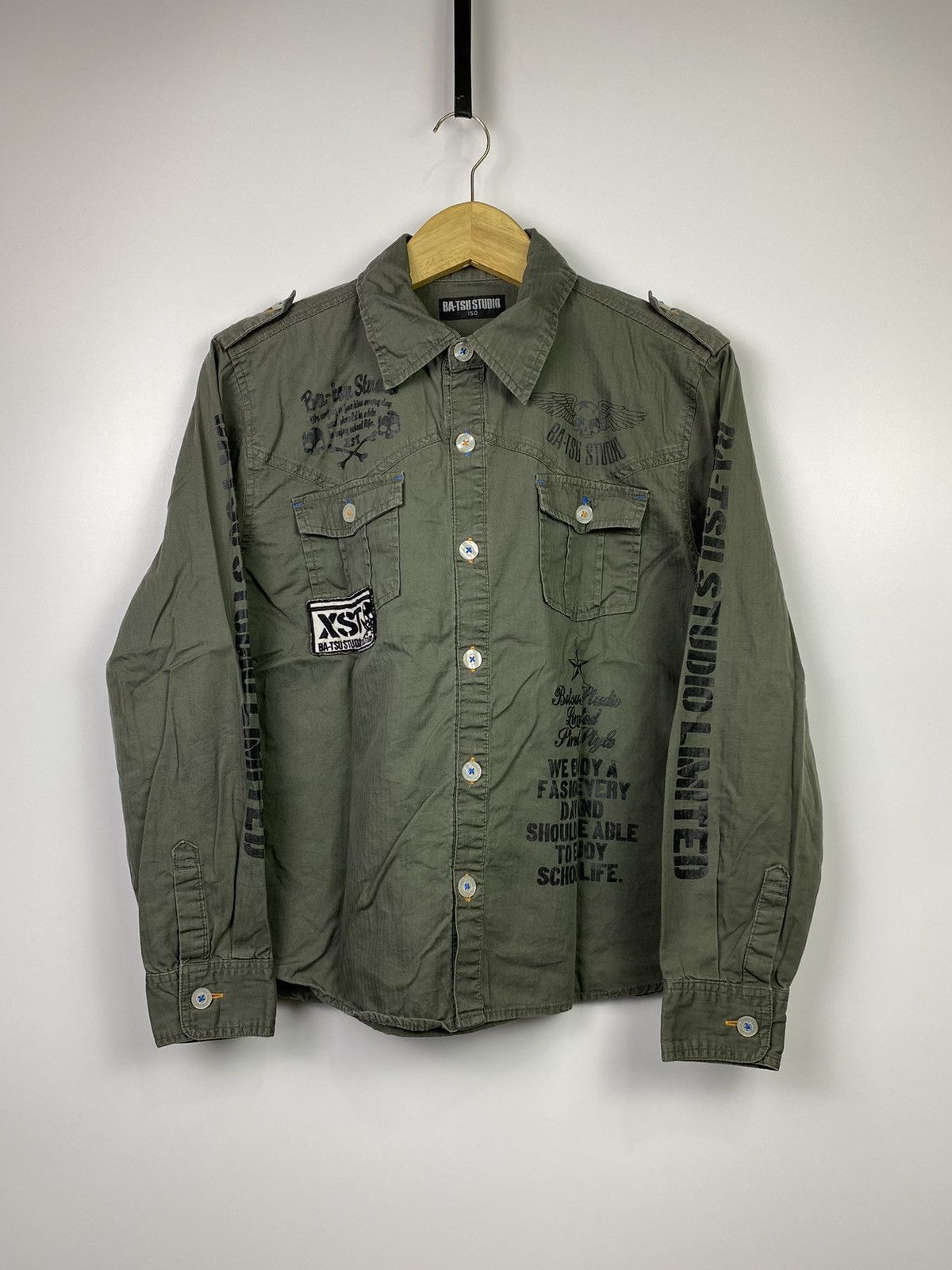 Hysteric Glamour × If Six Was Nine × Japanese Brand batsu studio shirt japan 2000s Size US S / EU 44-46 / 1 - 2 Thumbnail