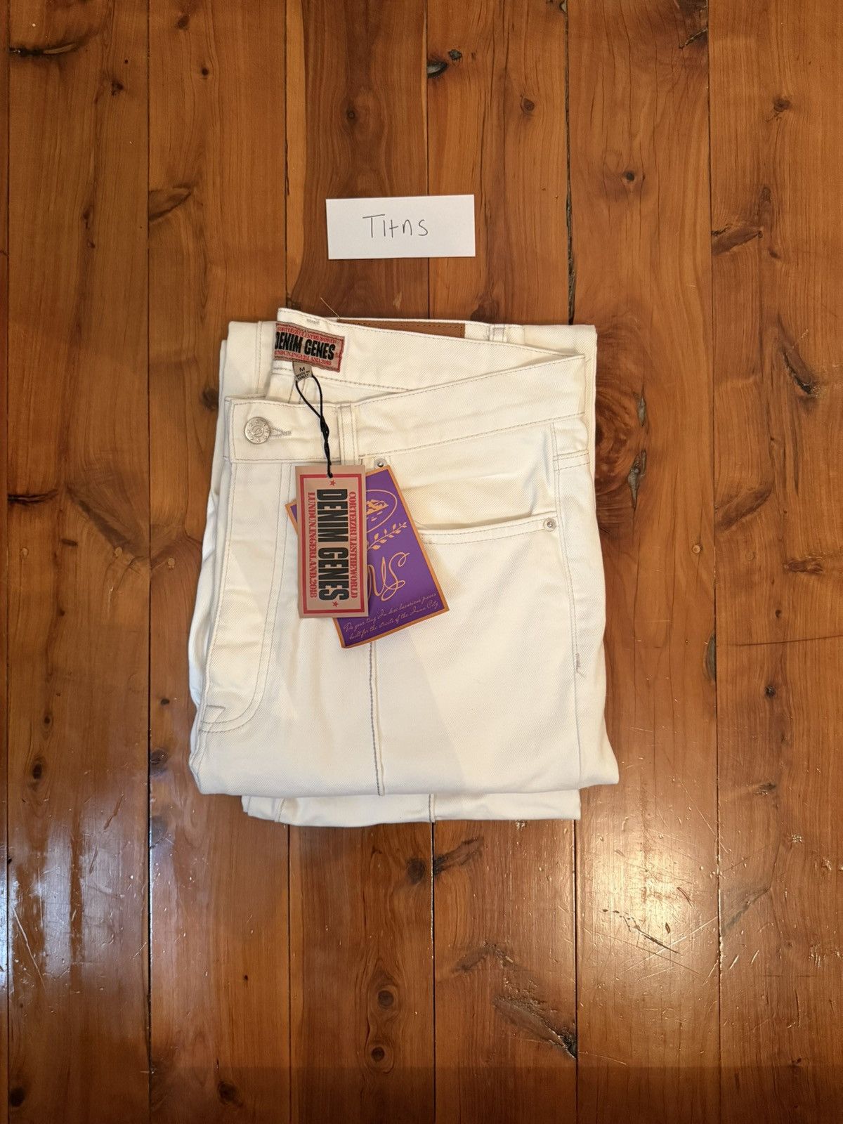 Corteiz C-STAR DENIM JEANS [NATURAL] Size US 32 / EU 48 - 1 Thumbnail