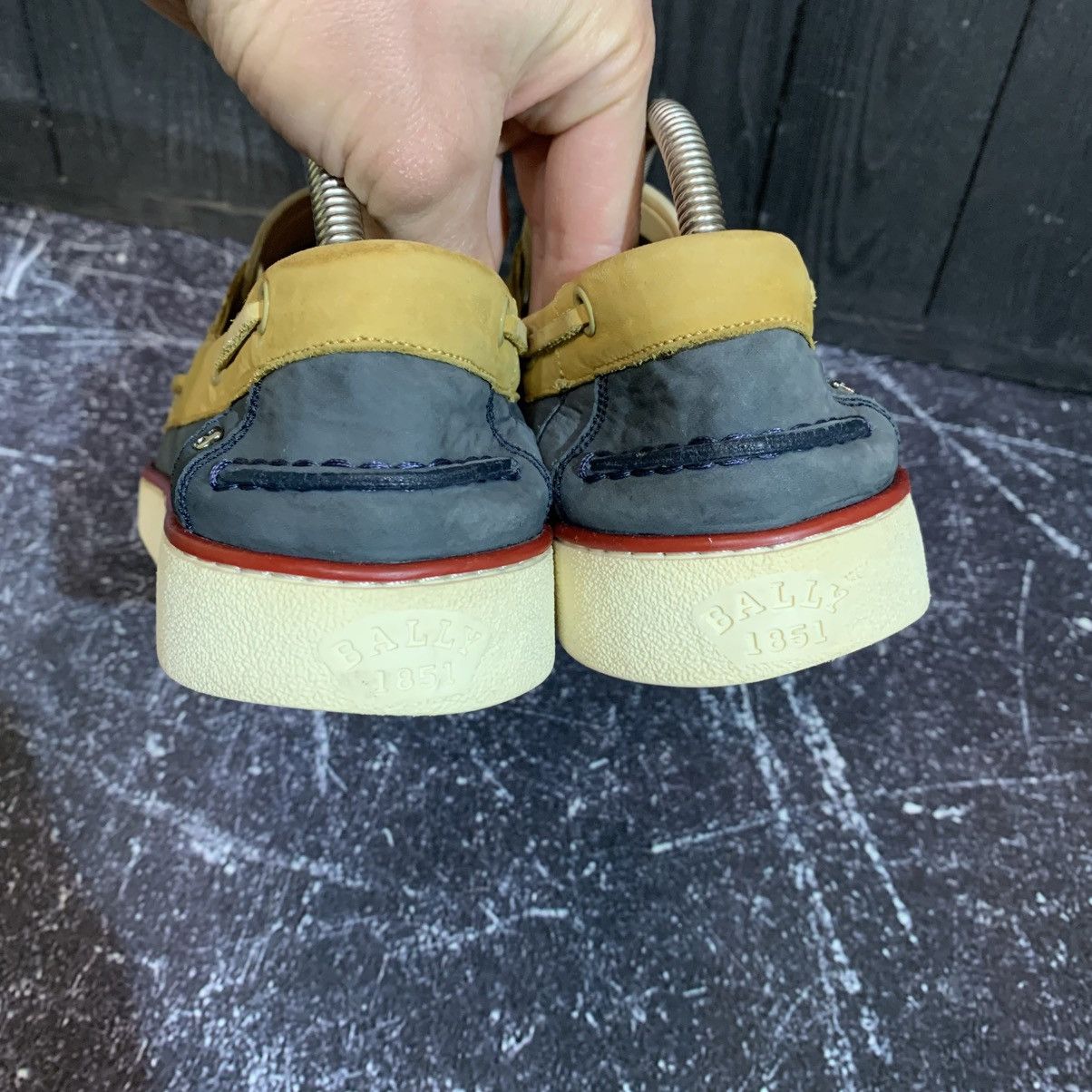Bally × Leather Bally Switzerland Yanto Leather moccasin Size 7D US 26 cm Size US 7 / EU 40 - 8 Thumbnail