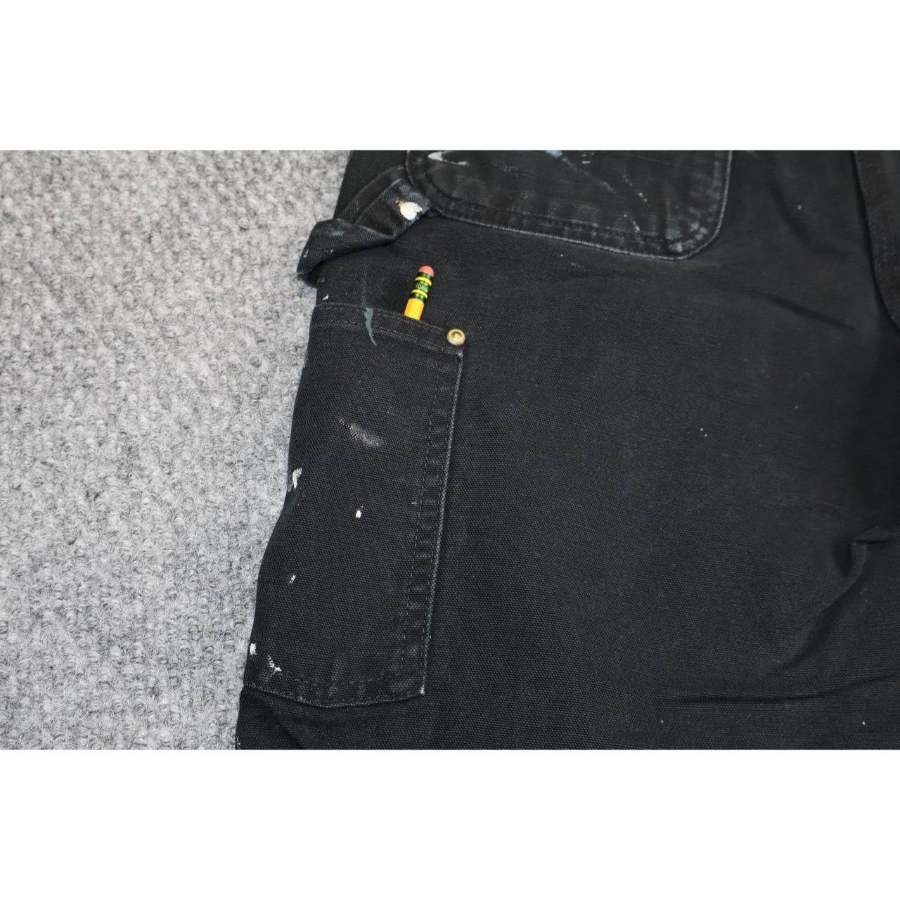 Carhartt Vintage Carhartt B01 Black Canvas Double Knee Work Pants Size US 28 / EU 44 - 6 Thumbnail