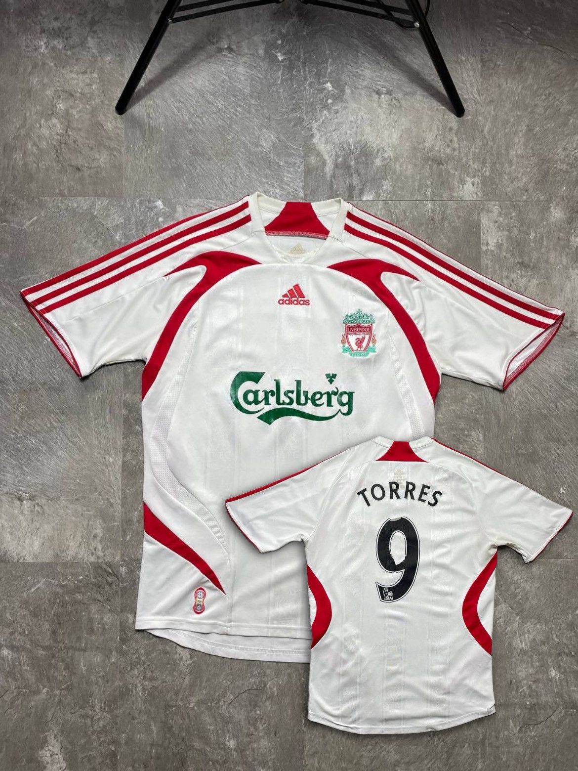 Adidas Adidas Liverpool Shirt 2007/08 #9 Torres Soccer Jersey Rare Size US S / EU 44-46 / 1 - 1 Thumbnail