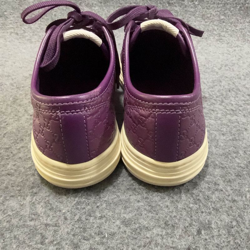 Gucci Gucci Purple Print Sneakers -2508 Size US 5.5 / EU 38 - 3 Thumbnail
