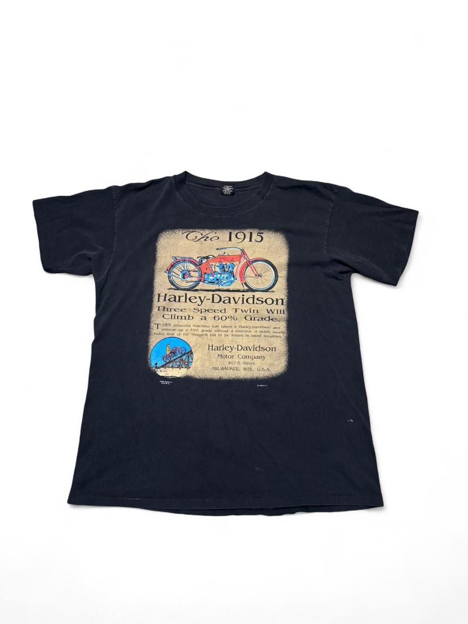 Harley Davidson Vintage 1996 single stitch Harley Davidson Milwaukee WI tee Size US XL / EU 56 / 4 - 1 Thumbnail