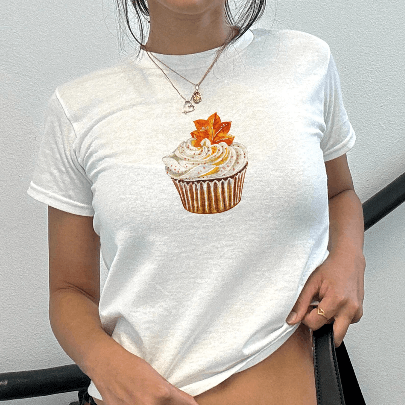 Other My Lil Cupcake Baby Tee – Y2K Coquette Aesthetic Size S / US 4 / IT 40 - 2 Thumbnail