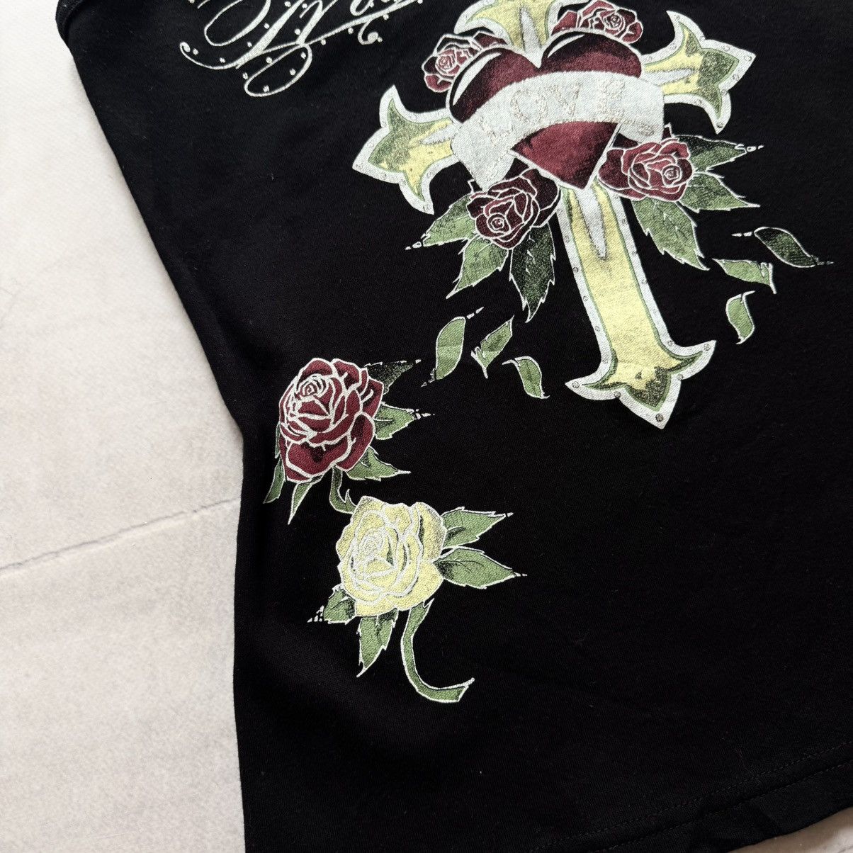 Ed Hardy Y2K Vibe Ed Hardy Tank Top Rhinestones Hysteric Glamour Vibe Size M / US 6-8 / IT 42-44 - 2 Thumbnail