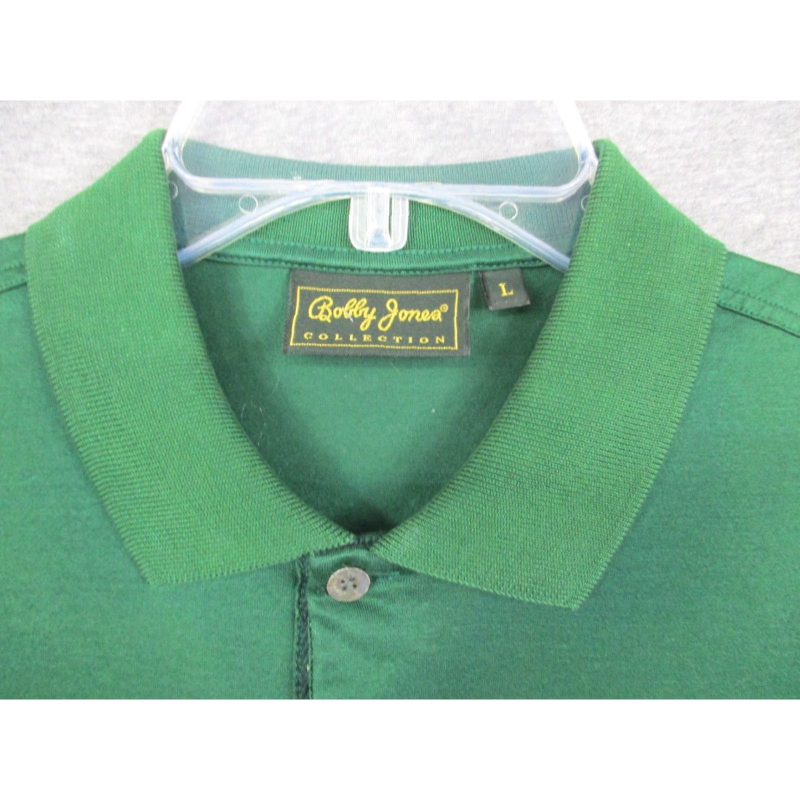 Vintage Bobby Jones Masters Polo Shirt Mens Large Green Polo Golf Vintage Shirts Size US L / EU 52-54 / 3 - 3 Thumbnail