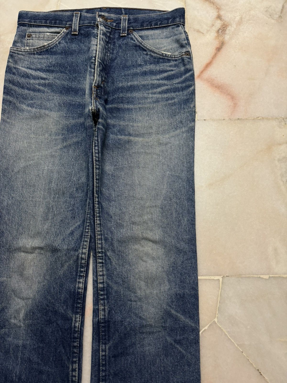 Levi's 💥INSANE💥VINTAGE Y2K LEVIS SAND WASHED DISTRESSED ORANGE TAB Size US 29 - 5 Thumbnail