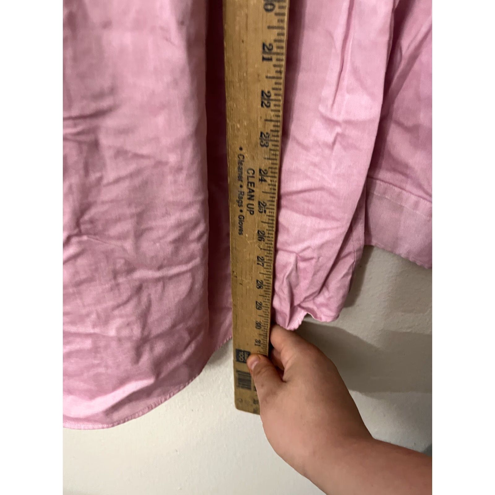 Ralph Lauren Lauren Ralph Lauren Shirt Mens 15.5 Button Down Slim Fit Stretch Pink Solid Size US M / EU 48-50 / 2 - 4 Thumbnail