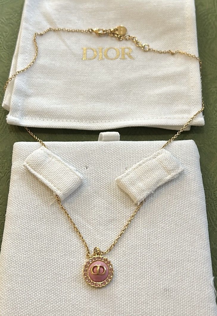 Dior Christian Dior PETIT CD BAROQUE NECKLACE Gold-Finish Metal Size ONE SIZE - 3 Thumbnail
