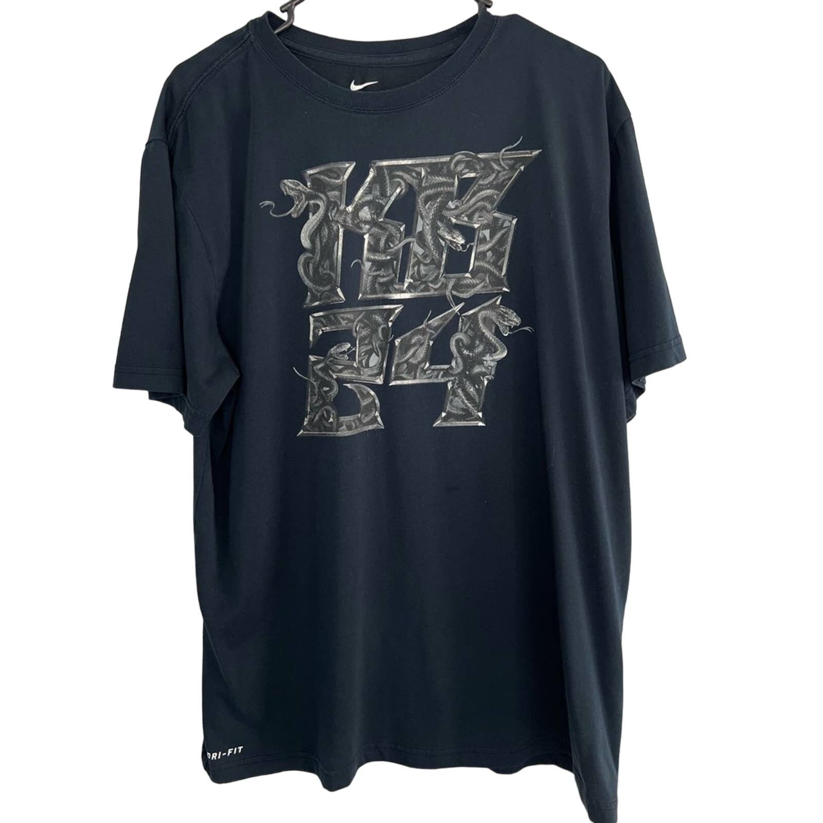 Nike MENS NIKE KOBE BRYANT 24 DRIFIT BLACK MAMBA SHIRT RARE CLEAN Size US XL / EU 56 / 4 - 1 Thumbnail